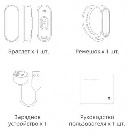 Купить Фитнес-браслет Xiaomi Mi Band 7 Pink