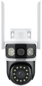Купить CARCAM 4MP Outdoor PTZ Triple View Camera V380BP7-4G