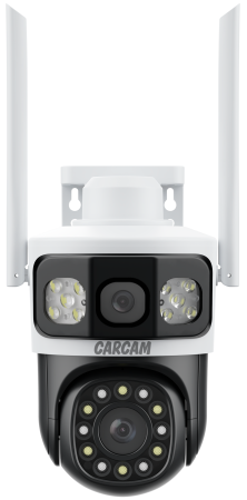 Купить CARCAM 4MP Outdoor PTZ Triple View Camera V380BP7-4G
