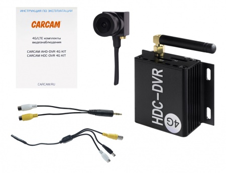 Купить Комплект видеонаблюдения 4G/LTE CARCAM HDC-DVR 4G KIT 11
