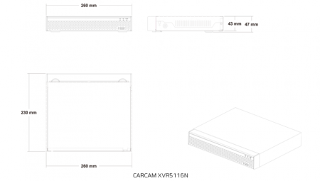 Купить Гибридный видеорегистратор CARCAM XVR5116N