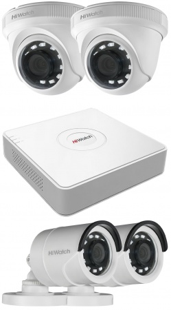 Купить Комплект видеонаблюдения HiWatch KIT 2 C4M2