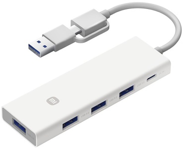 Купить Xiaomi Four-in-One Double-Head Splitter (XMSTFXQ01YM) White