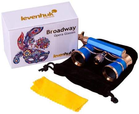 Купить Театральный бинокль-лорнет Levenhuk Broadway 325L Blue Wave