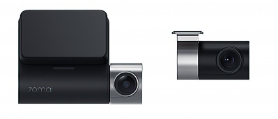Купить Видеорегистратор 70mai Dash Cam Pro Plus+Rear Cam Set A500S-1, 2 камеры, GPS, ГЛОНАСС, черный