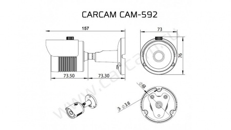 Купить Камера видеонаблюдения CARCAM CAM-592