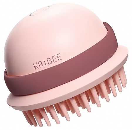 Купить Антистатическая массажная расческа Xiaomi Kribee Electric Massage Comb Pink