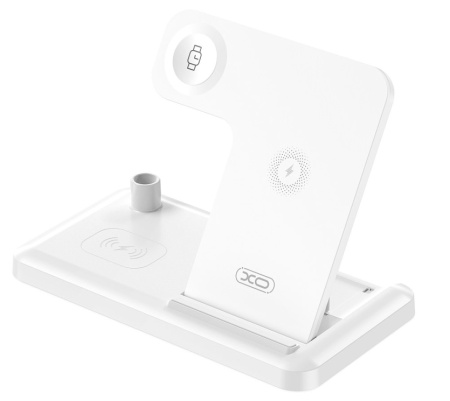 Купить Зарядное устройство 4 в 1 XO 4-in-1 Foldable Wireless Charging Holder (XO-WX033) White