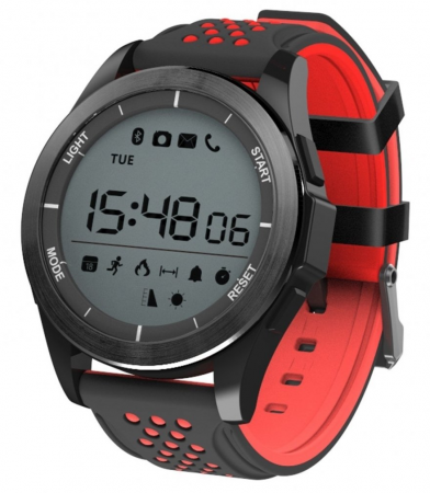 Купить Часы CARCAM SMART WATCH F3 - BLACK, Красный силикон
