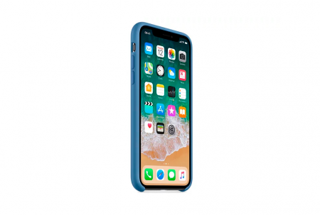 Купить Чехол для iPhone 10/X Silicon Case синий