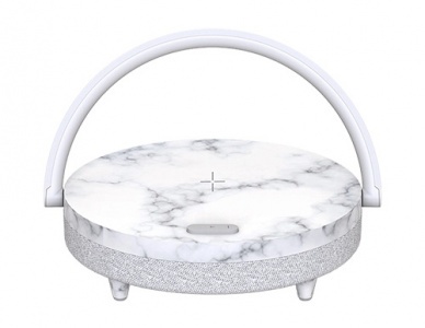 Купить Колонка с функцией беспроводной зарядки Xiaomi Ezvalo Wireless Charging Music Desk Lamp Marble  (LYYD01)