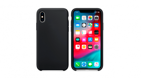 Купить Чехол для iPhone XR Silicon case Apple WS чёрный
