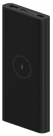 Купить Внешний аккумулатор с беспроводной з/у Xiaomi Mi Wireless Power Bank Youth Edition Black 10000mAh (WPB15ZM)