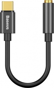 Купить Переходник Baseus Type-C Male to 3.5mm Female Adapter L54 Black (CATL54-0G)