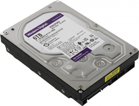 Купить Жесткий диск WD Purple WD62PURZ, 6ТБ, HDD, SATA III, 3.5"