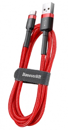 Купить Кабель Baseus Cafule Lightning 2m Red (CALKLF-C09)