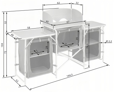 Купить Berger Alu Camping Kitchen XL (730190)