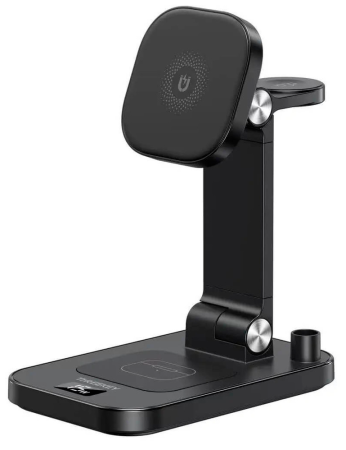 Купить Беспроводное зарядное устройство XO 4-in-1 Magnetic Wireless Charging Stand 15W (TK-23)