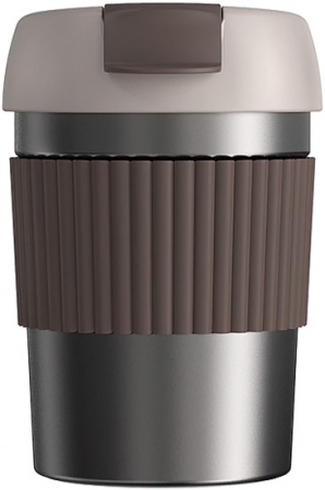 Купить Термокружка Xiaomi Kiss Kiss Fish Rainbow 360ml Brown Silver