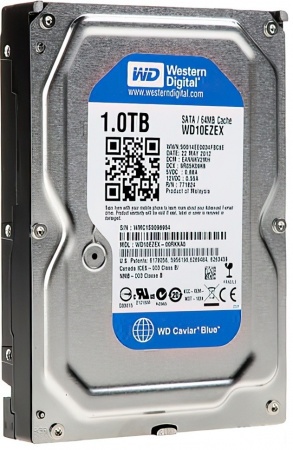 Купить Жесткий диск WD Caviar Blue WD10EZEX, 1ТБ, HDD, SATA III, 3.5"
