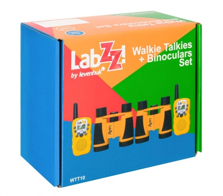 Купить Комплект раций и биноклей Levenhuk LabZZ WTT10 Orange