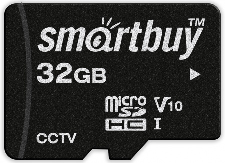 Купить Карта памяти SmartBuy microSDHC 32Gb Class10 U1 V10 (SB32GBSDCCTV)