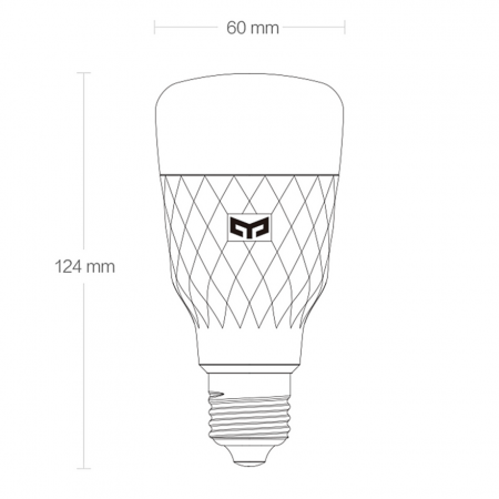 Купить WI-FI лампочка Xiaomi Yeelight LED Light Bulb 1S E27 (YLDP13YL)