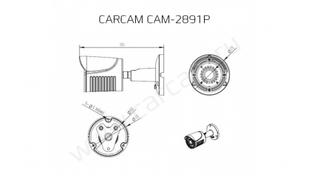 Купить IP камера видеонаблюдения CARCAM CAM-2891P