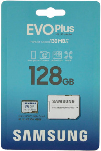 Купить Карта памяти Samsung EVO Plus 128GB microSDXC UHS-I (MB-MC128SA/CN)