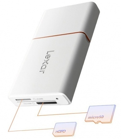 Купить Картридер Xiaomi Lexar NM 2 в 1, USB 3,1, с разъемом Type C
