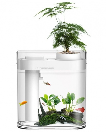 Купить Аква-ферма Xiaomi Descriptive Geometry Amphibious Fish Tank (HF-JHYGQC 001)  White