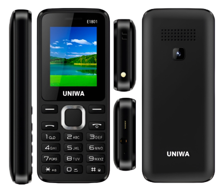 Купить Телефон UNIWA E1801 Dual SIM Black