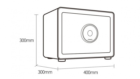 Купить Биометрический сейф Xiaomi CRMCR Smart Safe Cayo Anno 30Z Black