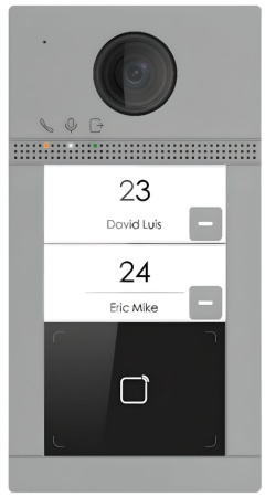 Купить Вызывная панель системы видеодомофонии HiWatch VDP-D4212W(B)/Flush