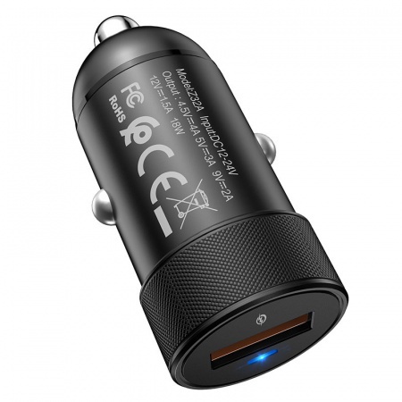 Купить Автомобильное зарядное устройство Hoco Z32A Black