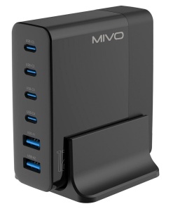 Купить Сетевое зарядное устройство Mivo MP-123Q (123W) Black