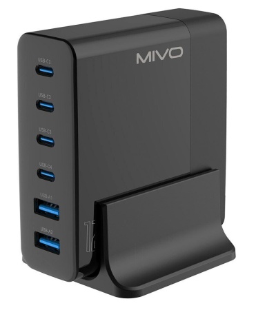 Купить Сетевое зарядное устройство Mivo MP-123Q (123W) Black