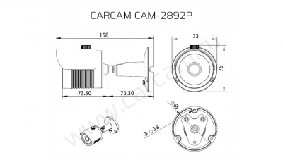 Купить IP камера видеонаблюдения CARCAM CAM-2892P