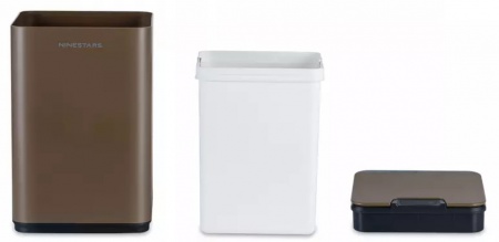 Купить Умное мусорное ведро Xiaomi Ninestars Waterproof Sensor Trash Can 10L Gold (DZT-10-35S)