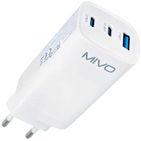 Купить Сетевое зарядное устройство Mivo MP-651Q White
