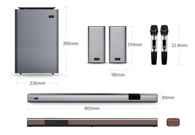 Купить Домашний кинотеатр Xiaomi Binnifa Karaoke Surround Home Theater Simulation 5.1
