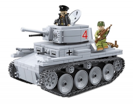 Купить Конструктор Танк Quan Guan LT vz.38 PZKPFW 38 (T) (535 детали)