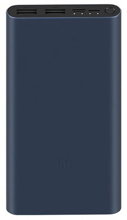 Купить Внешний аккумулятор Xiaomi Mi Power Bank 3 10000 mAh Dark Blue (PLM13ZM) 