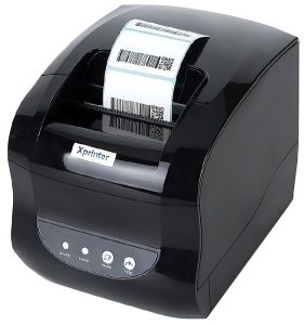 Купить Термопринтер этикеток Xprinter XP-365B (USB, LAN) Черный