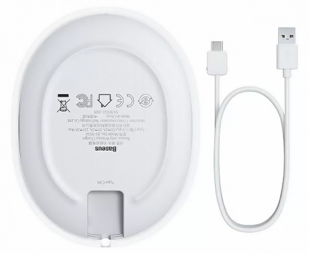 Купить Беспроводное зарядное устройство Baseus Jelly Wireless Charger 15W White (WXGD-02)