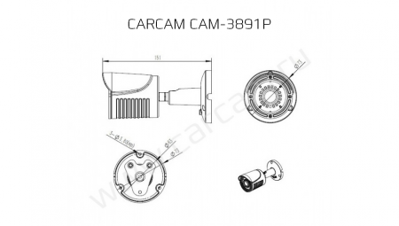 Купить IP камера видеонаблюдения CARCAM CAM-3891P