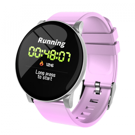 Купить Часы CARCAM SMART WATCH W8 - Silver/Pink