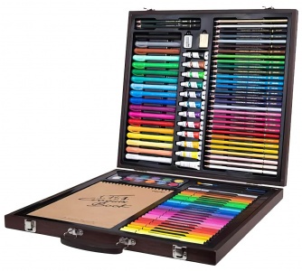 Купить Набор для рисования Xiaomi Deli Painting Set Wooden Box (1 set / box)