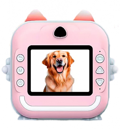 Купить Камера с мгновенной печатью Children's Digital Print Camera Q5 Pink