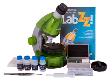 Купить (RU) Микроскоп Levenhuk LabZZ M101 Lime\Лайм